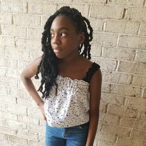 Musical Notes Print Top